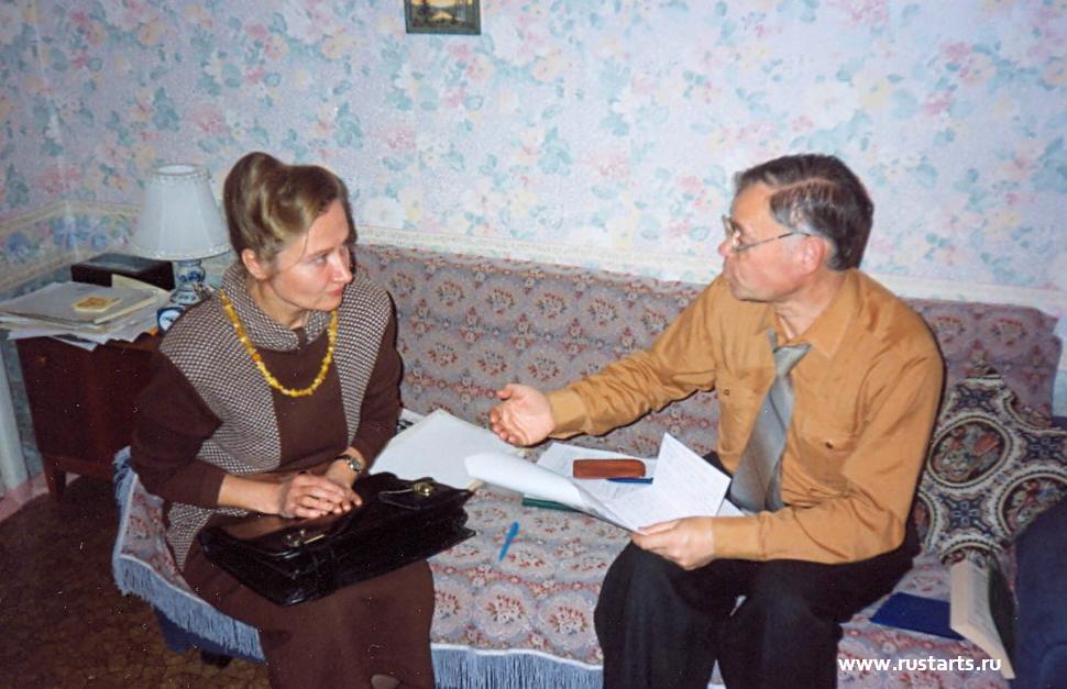 Профессор Г.И. Брехман с пермским акушером-гинекологом А.Г. Кавелиной